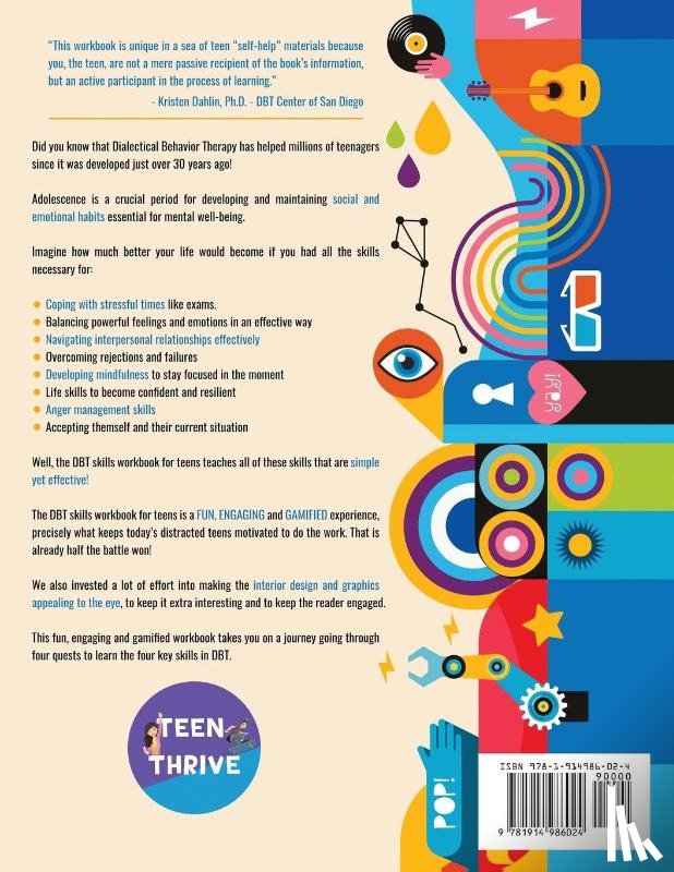 Thrive, Teen - The DBT Skills Workbook for Teens