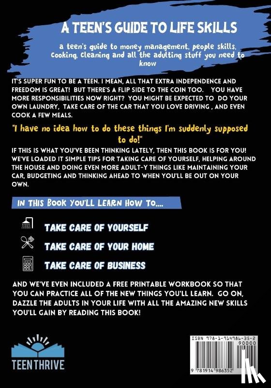 Thrive, Teen - A Teen's Guide to Life Skills