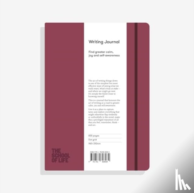 The School of Life - The School of Life Writing Journal - Burgundy