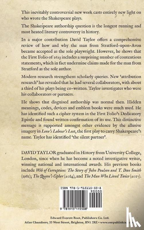 Taylor, David - Shakespeare's Silent Partner