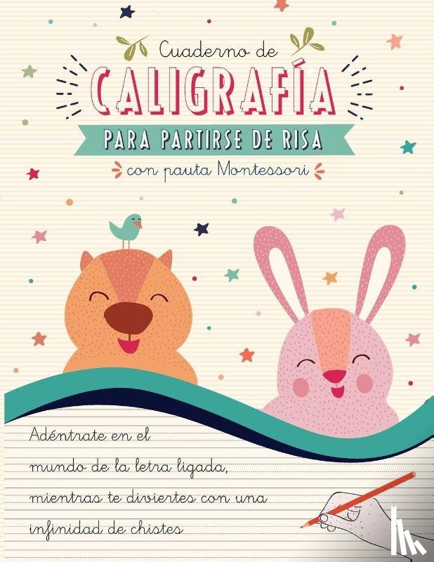 Baboon, Blue - Cuaderno de Caligrafía para Partirse de Risa con Pauta Montessori