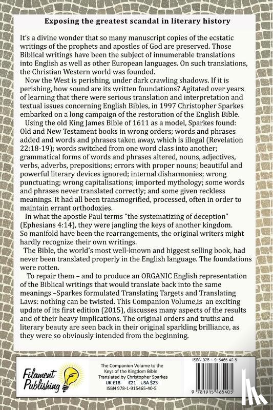 Sparkes, Christopher - Study Companion to the Keys of the Kingdom Bible