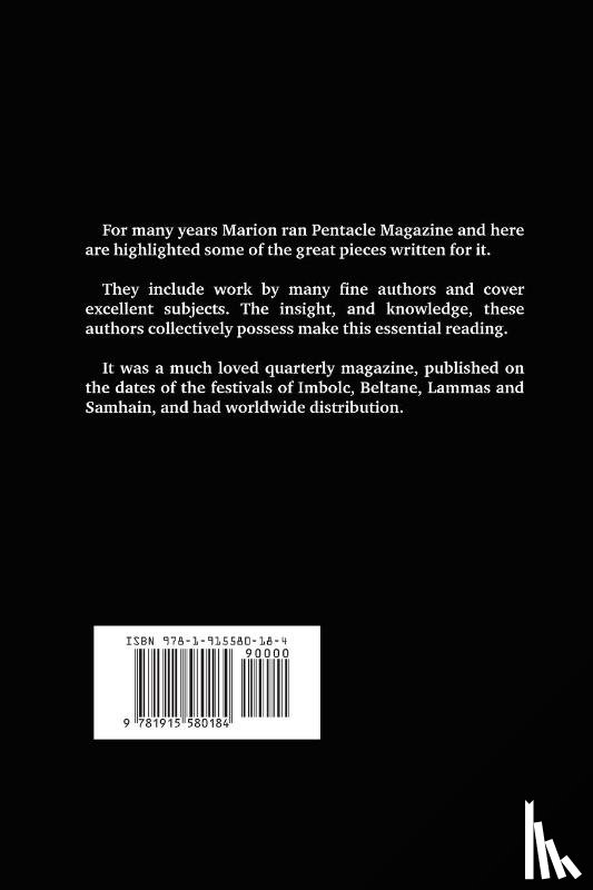 Pearce, Marion - Pentacle and The Occult