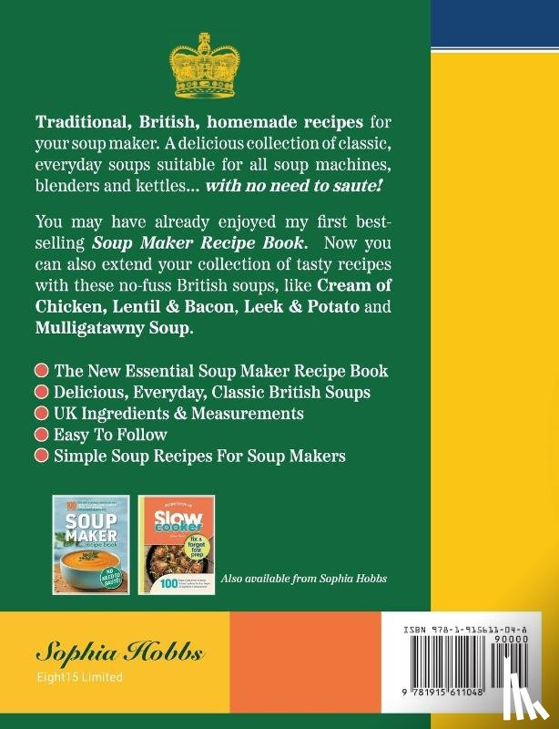 Hobbs, Sophia - Soup Maker Recipe Book
