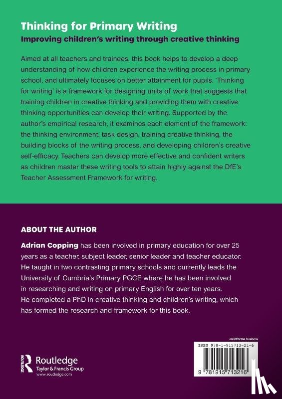 Copping, Adrian - Thinking for Primary Writing