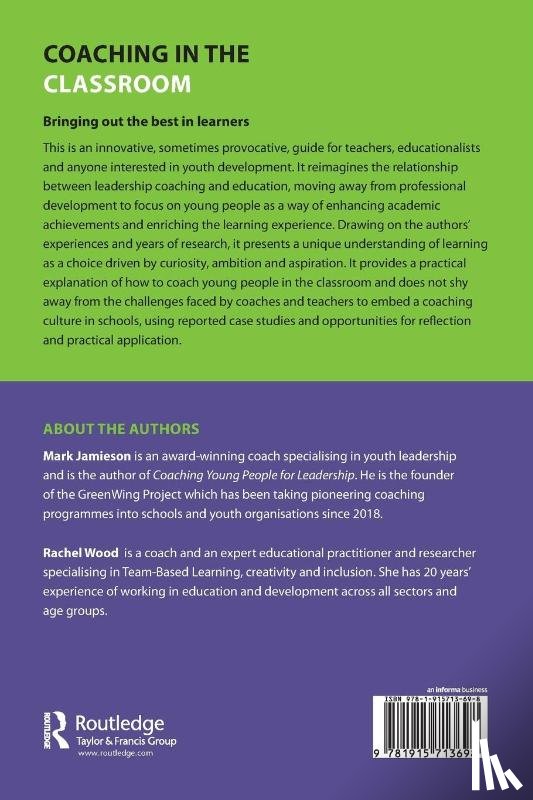 Jamieson, Mark, Wood, Rachel - Coaching in the Classroom