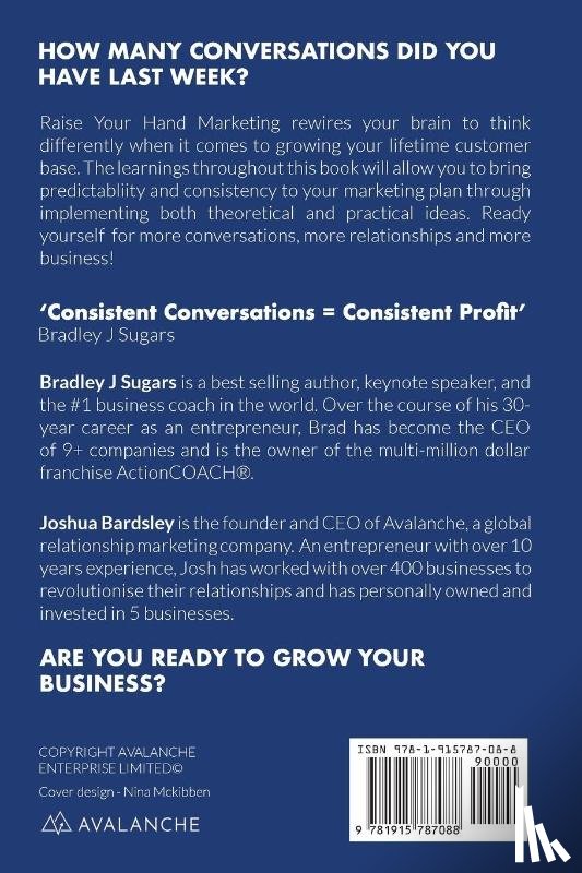 Bardsley, Joshua, Sugars, Bradley J - Raise Your Hand Marketing