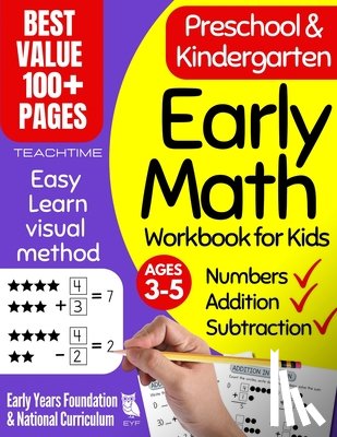Teachtime - Early Math Workbook for Kids