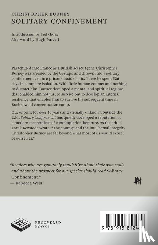 Burney, Christopher - Solitary Confinement