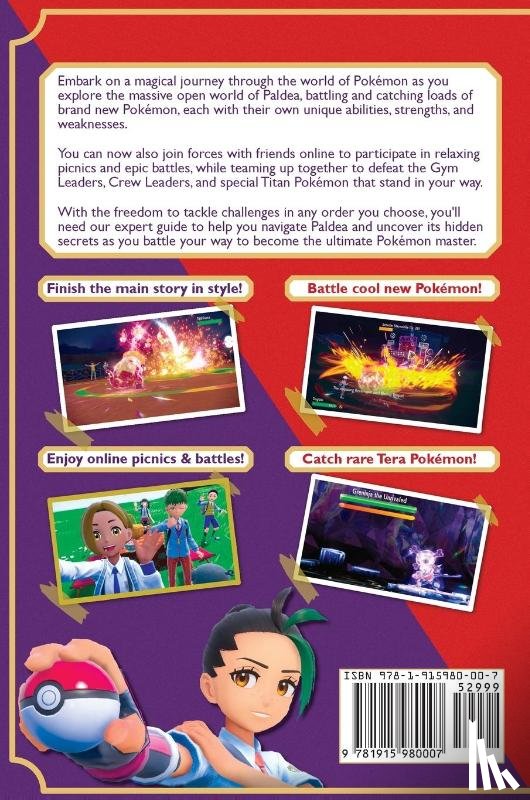 Guides, Alpha Strategy - Pokemon Scarlet and Violet Strategy Guide Book (Full Color - Premium Hardback)