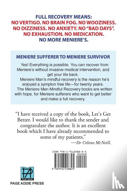 Man, Meniere - Meniere Man. Let’s Get Better