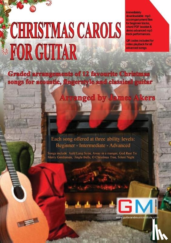 Akers, James - Christmas Carols For Guitar