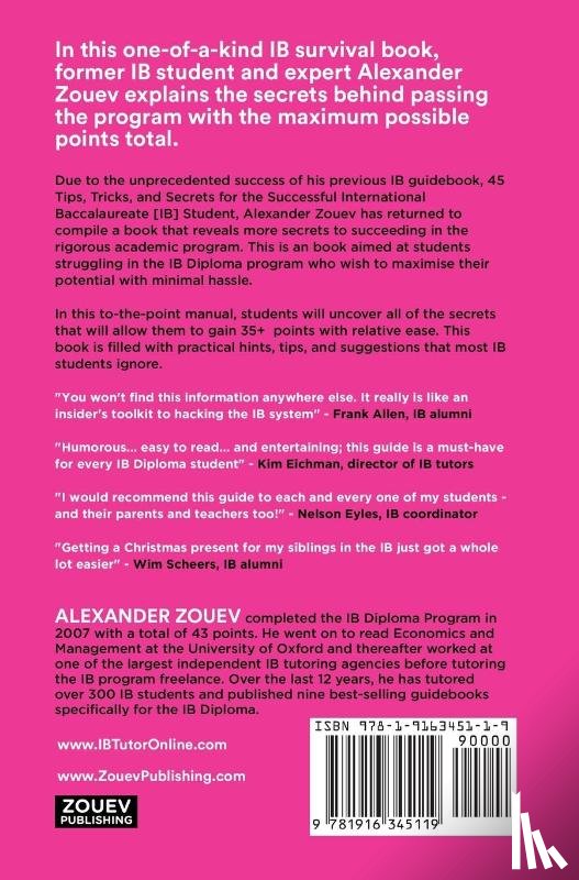 Zouev, Alexander - The Secret Art of Passing the Ib Diploma