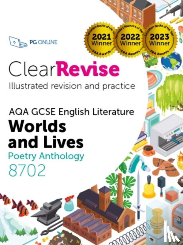 PG Online - ClearRevise AQA GCSE English Literature 8702; Worlds and Lives Poetry Anthology