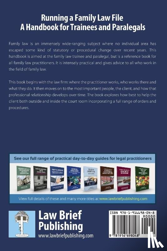 Barlow, Stuart - Running a Family Law File - A Handbook for Trainees and Paralegals