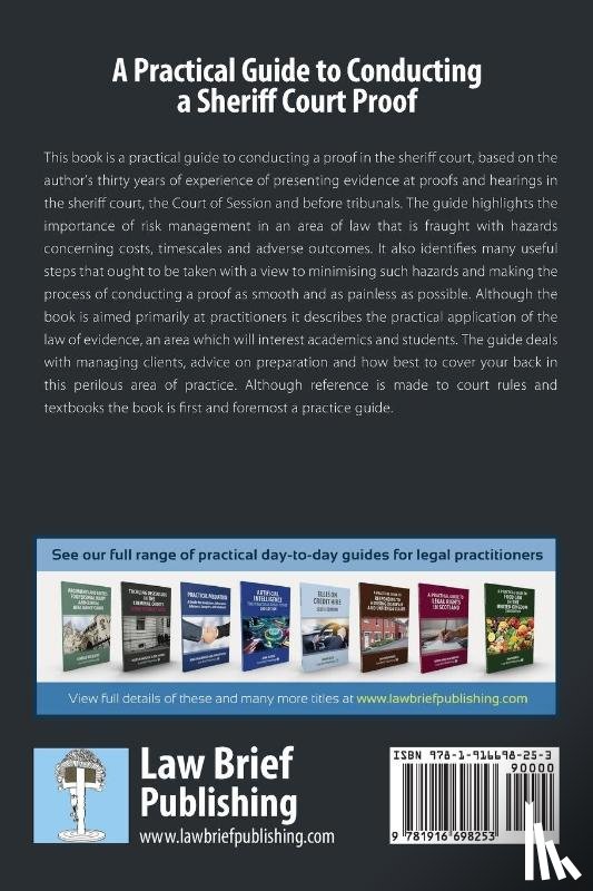 Stevenson, Andrew - A Practical Guide to Conducting a Sheriff Court Proof