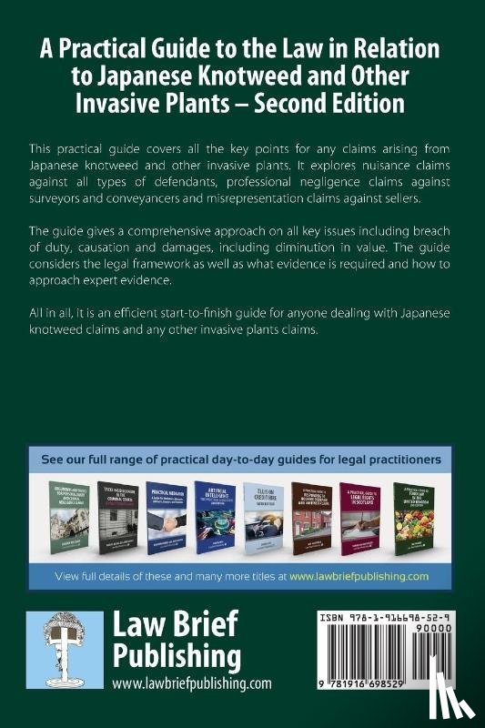 Carter, Tom - A Practical Guide to the Law in Relation to Japanese Knotweed and Other Invasive Plants - Second Edition