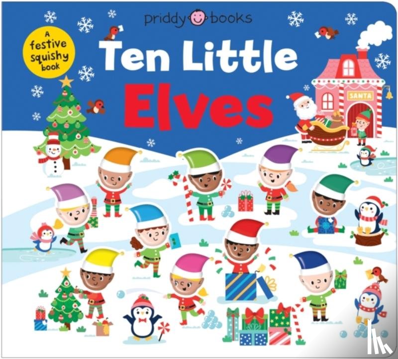 Priddy, Roger, Books, Priddy - Ten Little Elves (Little Squishies)