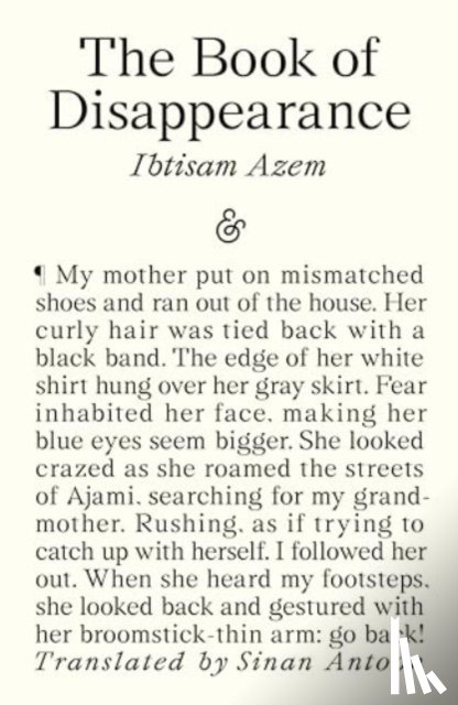 Azem, Ibtisam - The Book of Disappearance