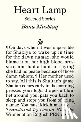 Mushtaq, Banu - Heart Lamp: Winner of the 2025 International Booker Prize