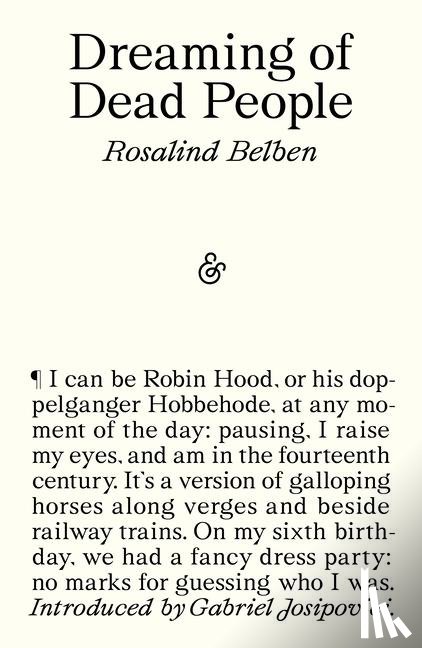 Belben, Rosalind - Dreaming of Dead People