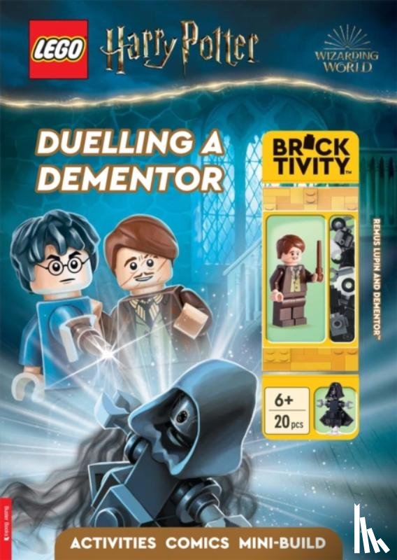 LEGO®, Buster Books - LEGO® Harry Potter™: Duelling a Dementor Activity Book (with Professor Remus Lupin minifigure and Dementor™ mini-build)
