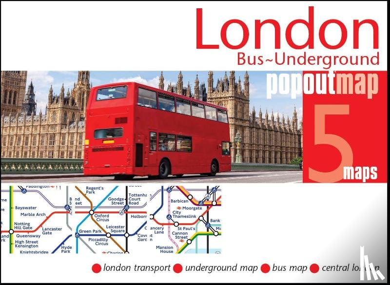 Maps, Popout - London Bus and Underground PopOut Map