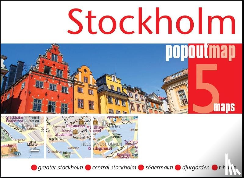  - Stockholm PopOut Map - pocket-size, pop up map of Stockholm city centre