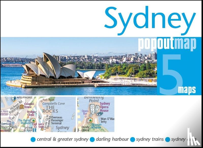  - Sydney PopOut Map - pocket-size, pop up map of Sydney city centre