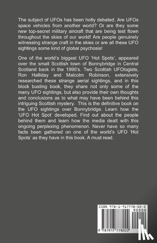 Robinson, Malcolm, Halliday, Ron - The Bonnybridge UFO Enigma (A Modern Day Mystery)
