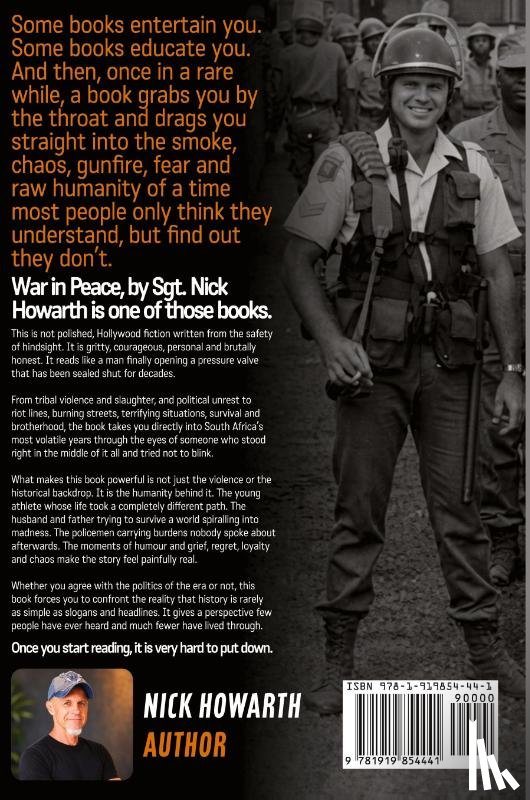 Howarth, Nick - War in Peace