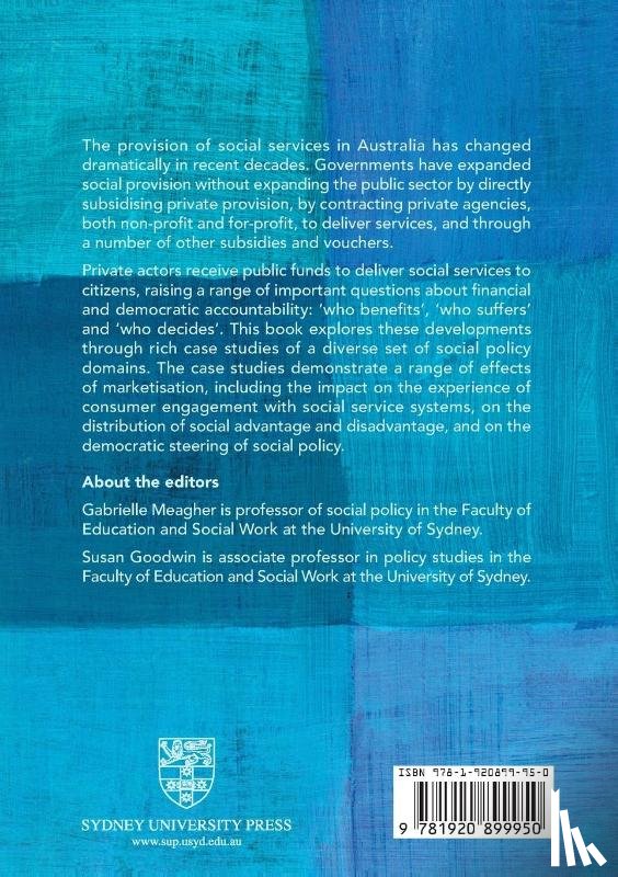  - Markets, Rights and Power in Australian Social Policy