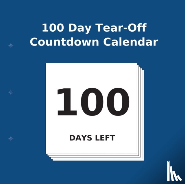 Buy Countdown Calendar - 100 Day Tear-Off Countdown Calendar