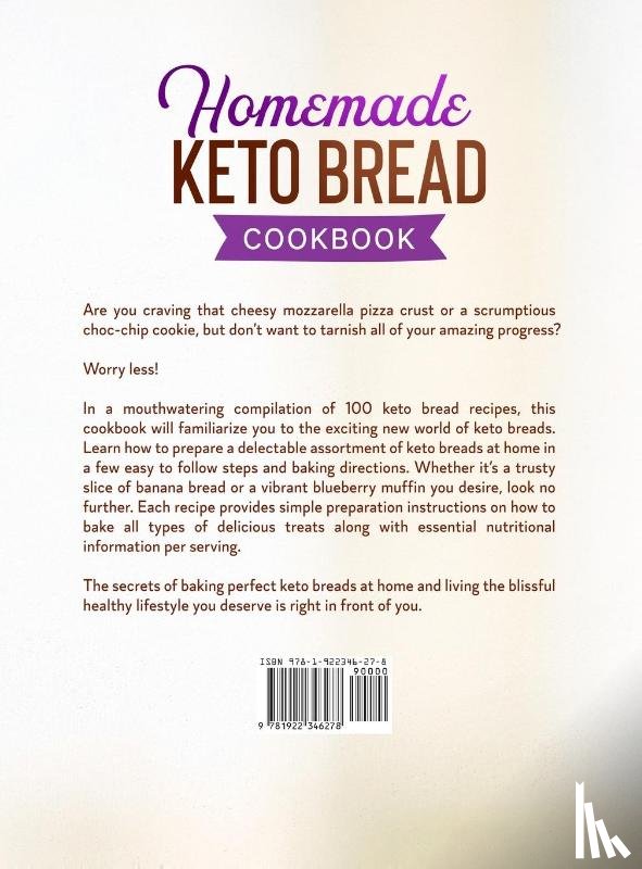 Milton, Tamara - Homemade Keto Bread Cookbook