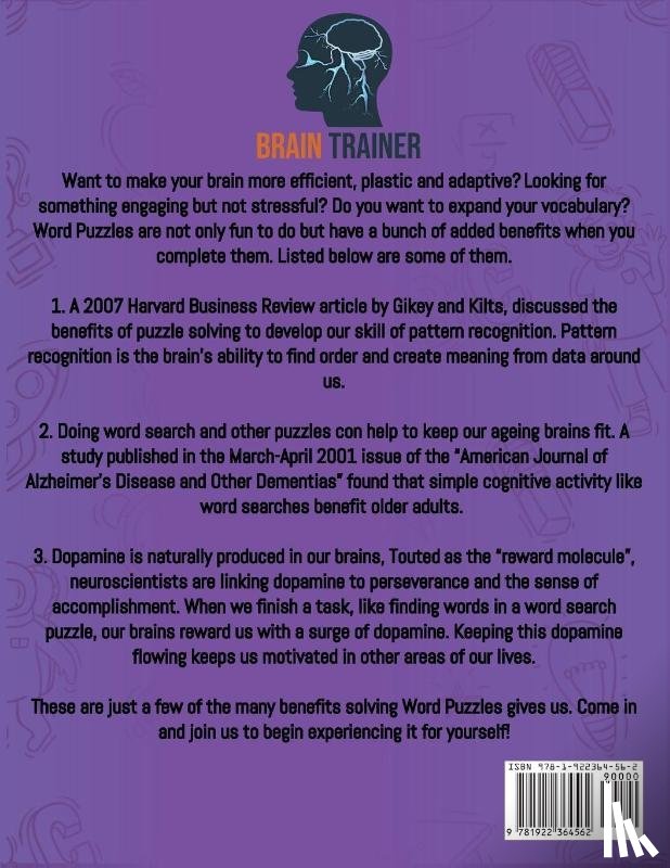 Trainer, Brain - Big Book Of Word Puzzles For Kids Ages 12-14 - 120 Word Games For Kids Aged 12-14