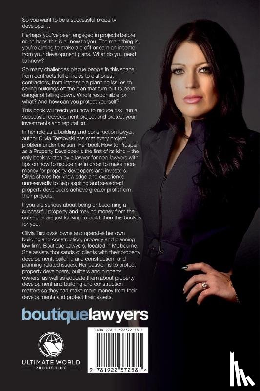 Terziovski LL B, Olivia - How to Prosper as a Property Developer