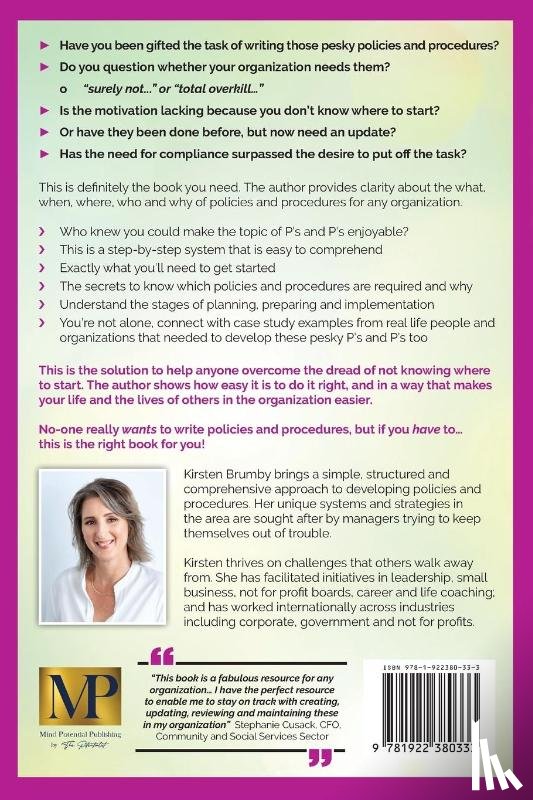 Brumby, Kirsten - How to Write Effective Policies and Procedures
