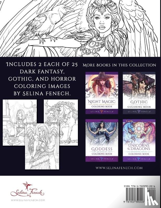 Fenech, Selina - Dark Fantasy Coloring Book