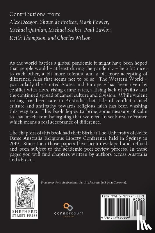  - Inclusion, Exclusion and Religious Freedom in Contemporary Australia