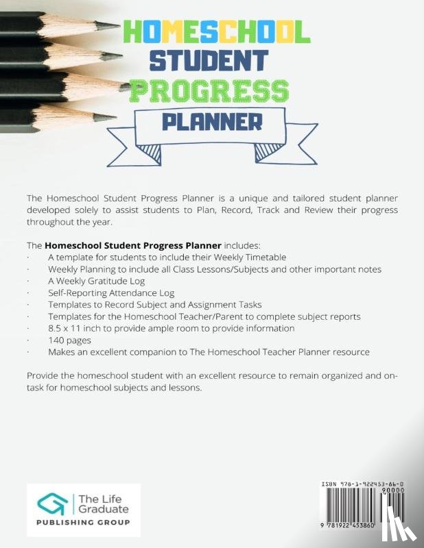 Publishing Group, The Life Graduate - Homeschool Student Progress Planner