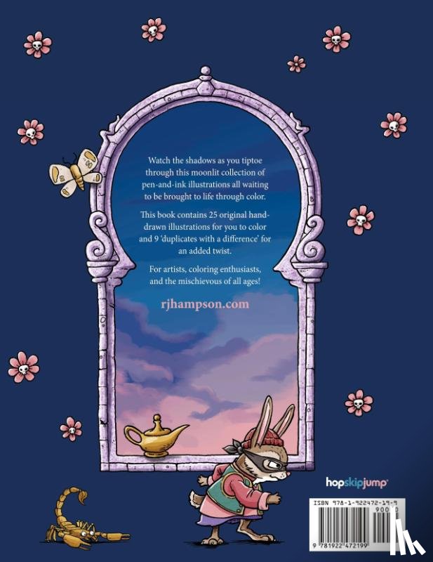 Hampson, R J - Moonlight Mischief Coloring Book