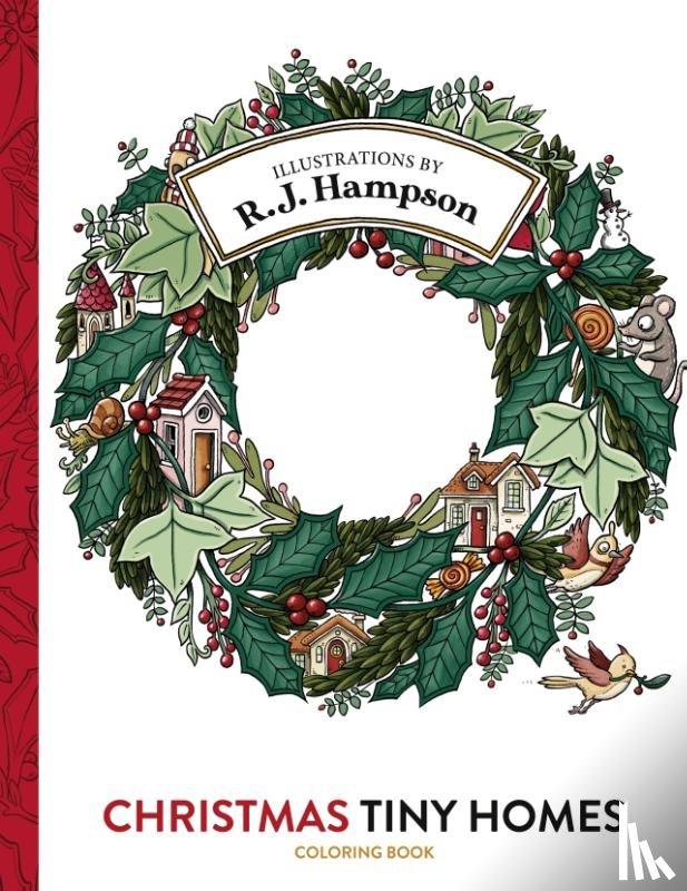 Hampson, R J - Christmas Tiny Homes Coloring Book