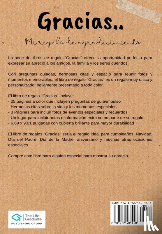 Publishing Group, The Life Graduate - Gracias por ser el mejor abuelo