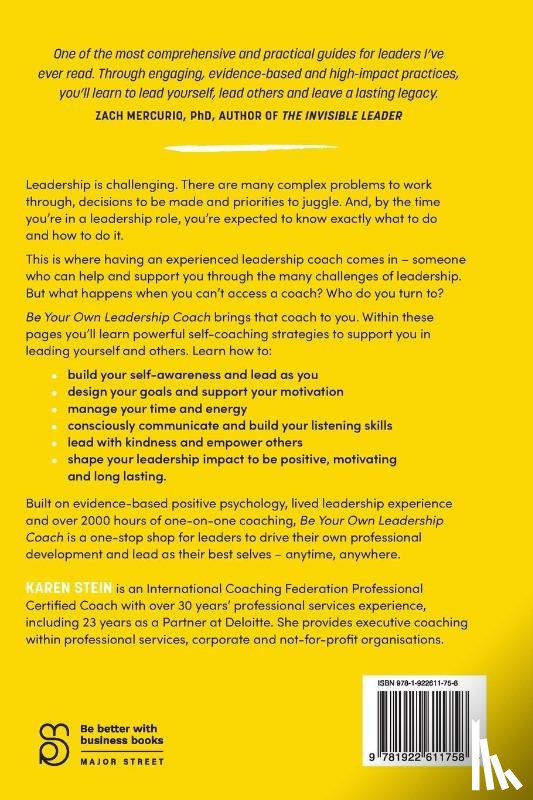 Stein, Karen - Be Your Own Leadership Coach