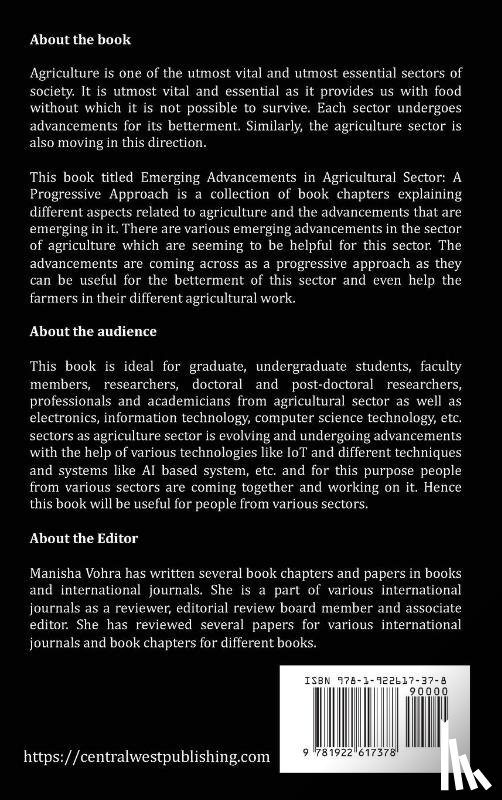  - Emerging Advancements in Agricultural Sector