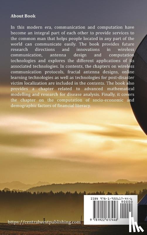  - Advanced Innovations in Communication and Computation