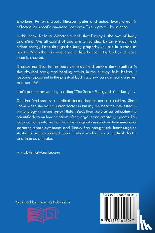 Webster, Irina Y - The Secret Energy of Your Body