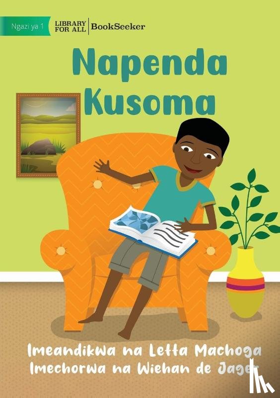 Machoga, Letta - I Like To Read - Napenda Kusoma