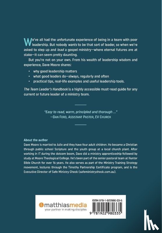 Moore, Dave - The Team Leader's Handbook