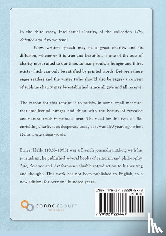  - Life, Science and Art